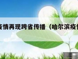 哈尔滨疫情再现跨省传播（哈尔滨疫情传播链条）