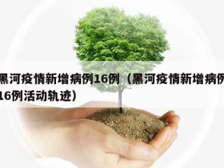 黑河疫情新增病例16例（黑河疫情新增病例16例活动轨迹）